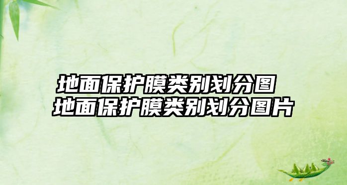地面保護膜類別劃分圖 地面保護膜類別劃分圖片