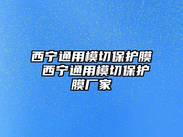 西寧通用模切保護(hù)膜 西寧通用模切保護(hù)膜廠家